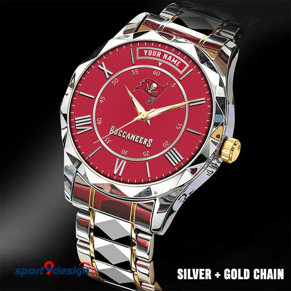 Tampa Bay Buccaneers Business Watch For Men Automatic Mechanical Stainless Steel Band 2025