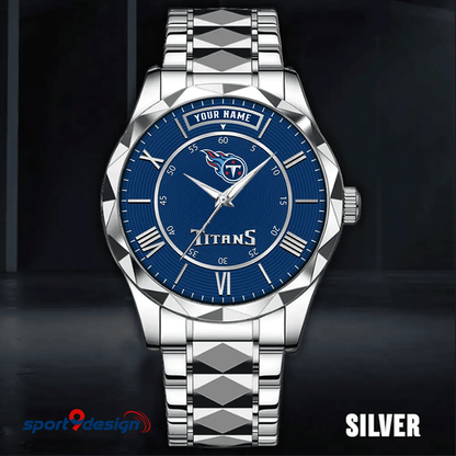 Tennessee Titans Business Watch For Men Automatic Mechanical Stainless Steel Band 2025