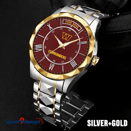 Washington Commanders Business Watch For Men Automatic Mechanical Stainless Steel Band 2025