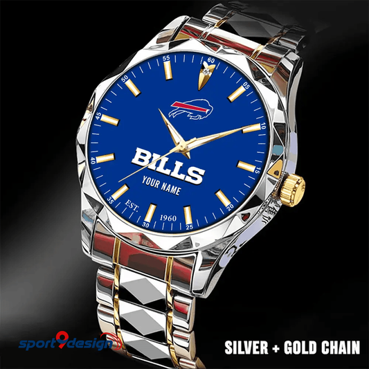 Buffalo Bills Luxury Diamond Men Watch Trending 2025