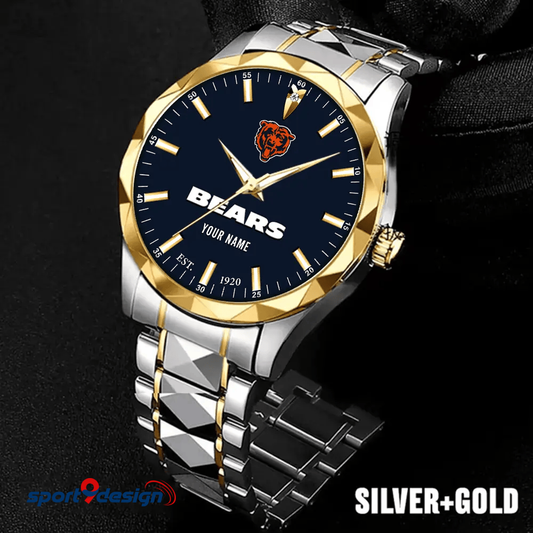 Chicago Bears Luxury Diamond Men Watch Trending 2025