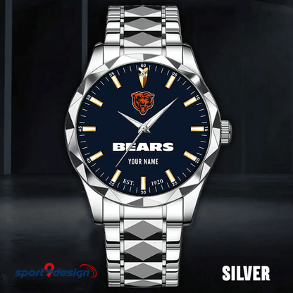 Chicago Bears Luxury Diamond Men Watch Trending 2025