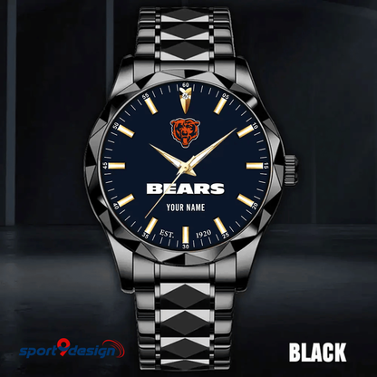 Chicago Bears Luxury Diamond Men Watch Trending 2025