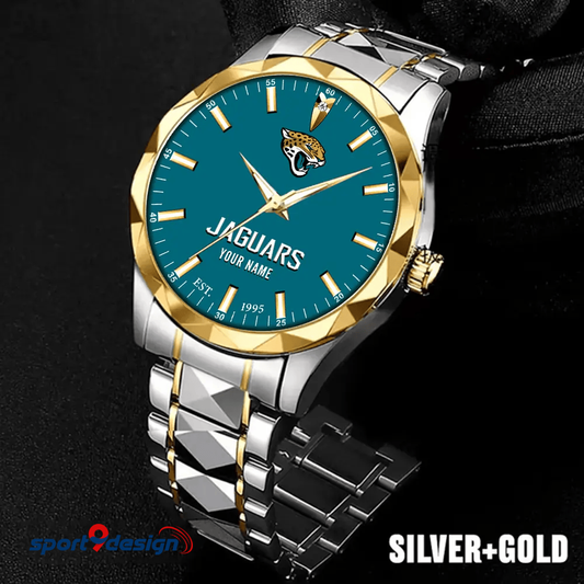Jacksonville Jaguars Luxury Diamond Men Watch Trending 2025