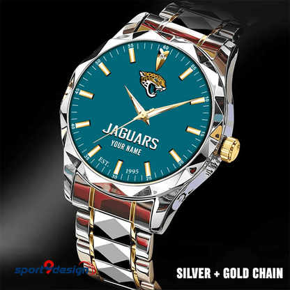 Jacksonville Jaguars Luxury Diamond Men Watch Trending 2025