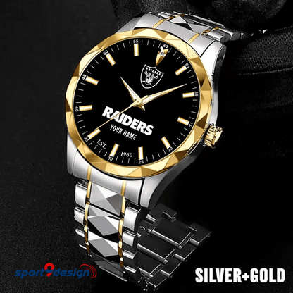 Las Vegas Raiders Luxury Diamond Men Watch Trending 2025
