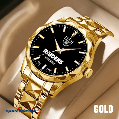 Las Vegas Raiders Luxury Diamond Men Watch Trending 2025