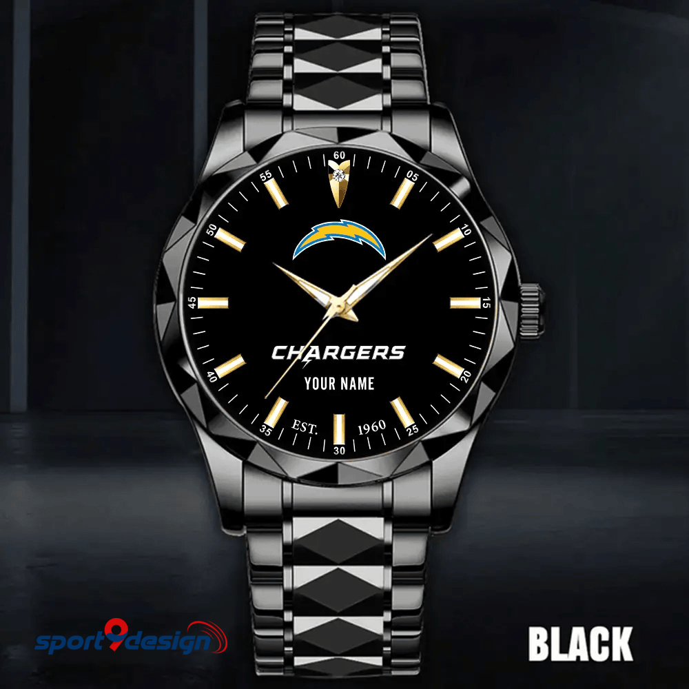Los Angeles Chargers Luxury Diamond Men Watch Trending 2025