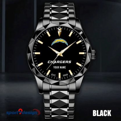 Los Angeles Chargers Luxury Diamond Men Watch Trending 2025
