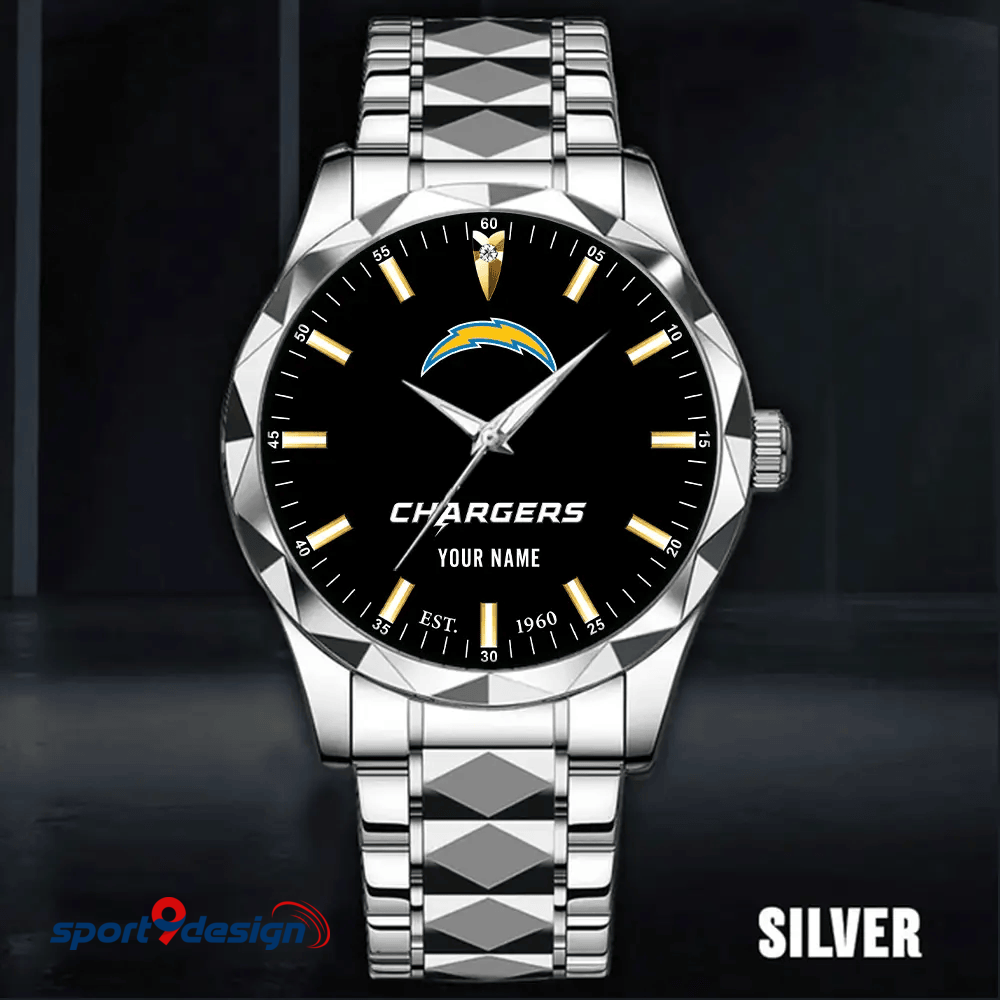 Los Angeles Chargers Luxury Diamond Men Watch Trending 2025