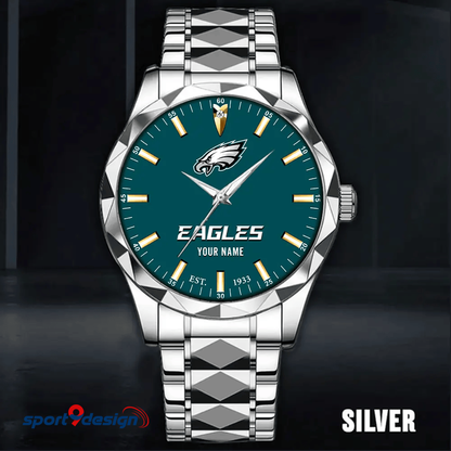 Philadelphia Eagles Luxury Diamond Men Watch Trending 2025