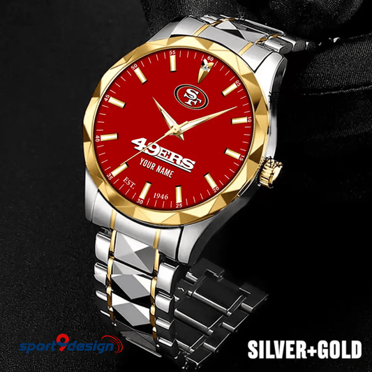 San Francisco 49ers Luxury Diamond Men Watch Trending 2025