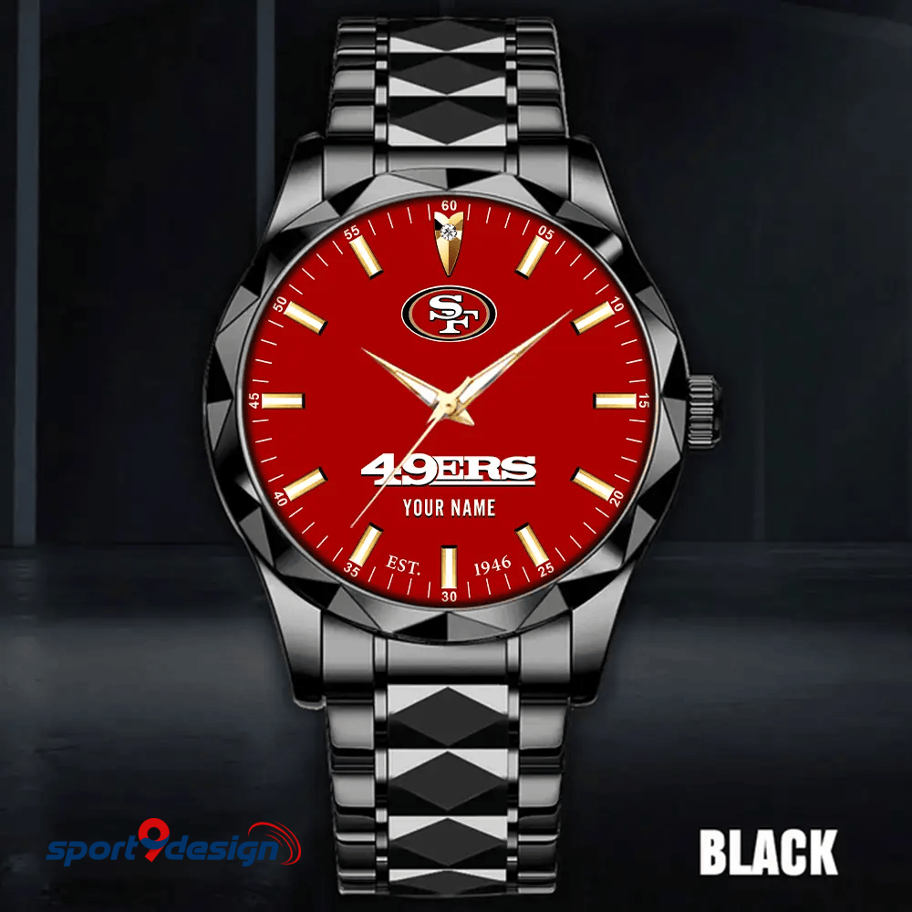 San Francisco 49ers Luxury Diamond Men Watch Trending 2025