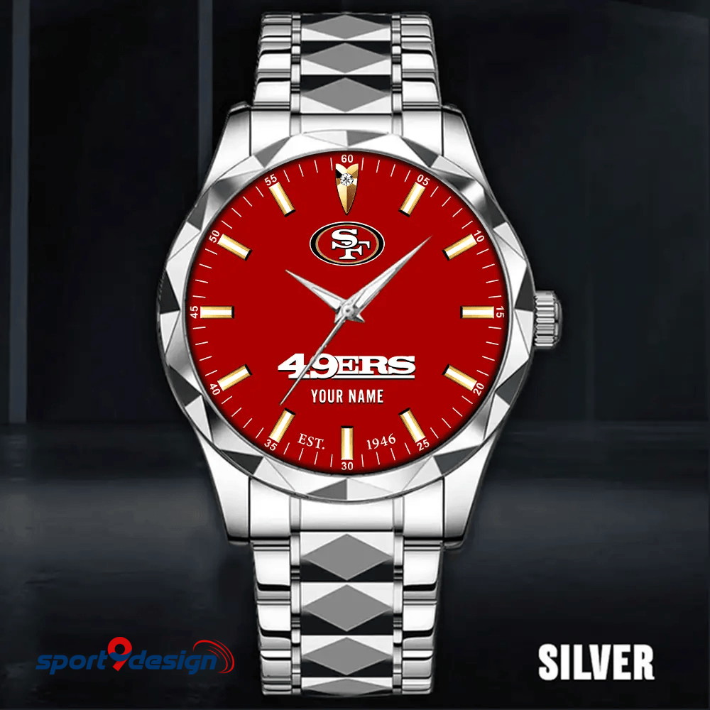 San Francisco 49ers Luxury Diamond Men Watch Trending 2025