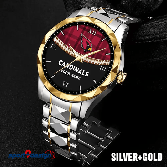 Arizona Cardinals Luxury Diamond Men Watch Trending 2025