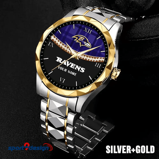 Baltimore Ravens Luxury Diamond Men Watch Trending 2025