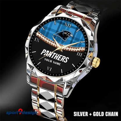 Carolina Panthers Luxury Diamond Men Watch Trending 2025