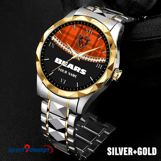Chicago Bears Luxury Diamond Men Watch Trending 2025