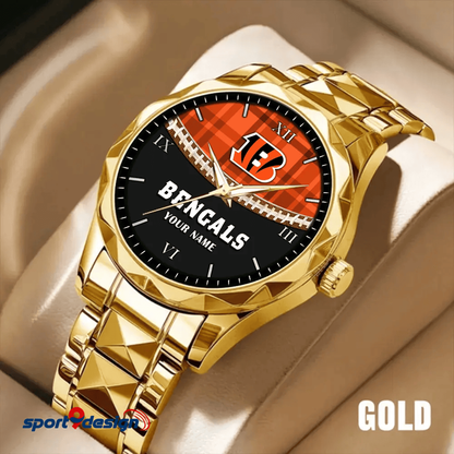 Cincinnati Bengals Luxury Diamond Men Watch Trending 2025