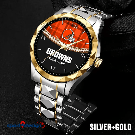 Cleveland Browns Luxury Diamond Men Watch Trending 2025