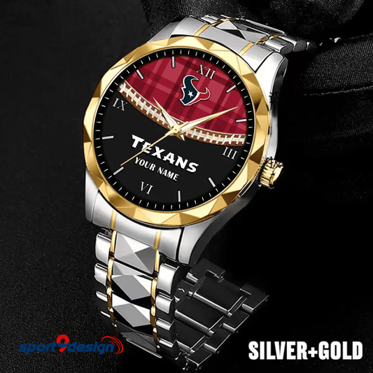 Houston Texans Luxury Diamond Men Watch Trending 2025