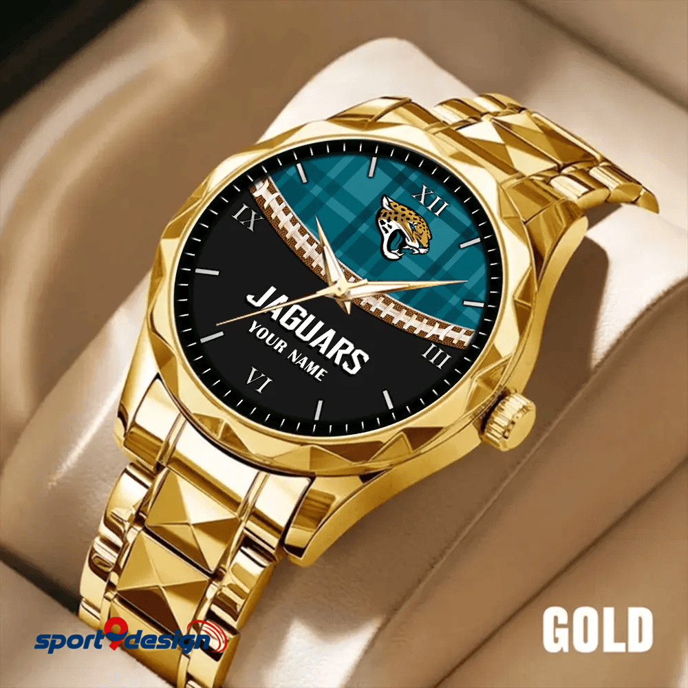 Jacksonville Jaguars Luxury Diamond Men Watch Trending 2025