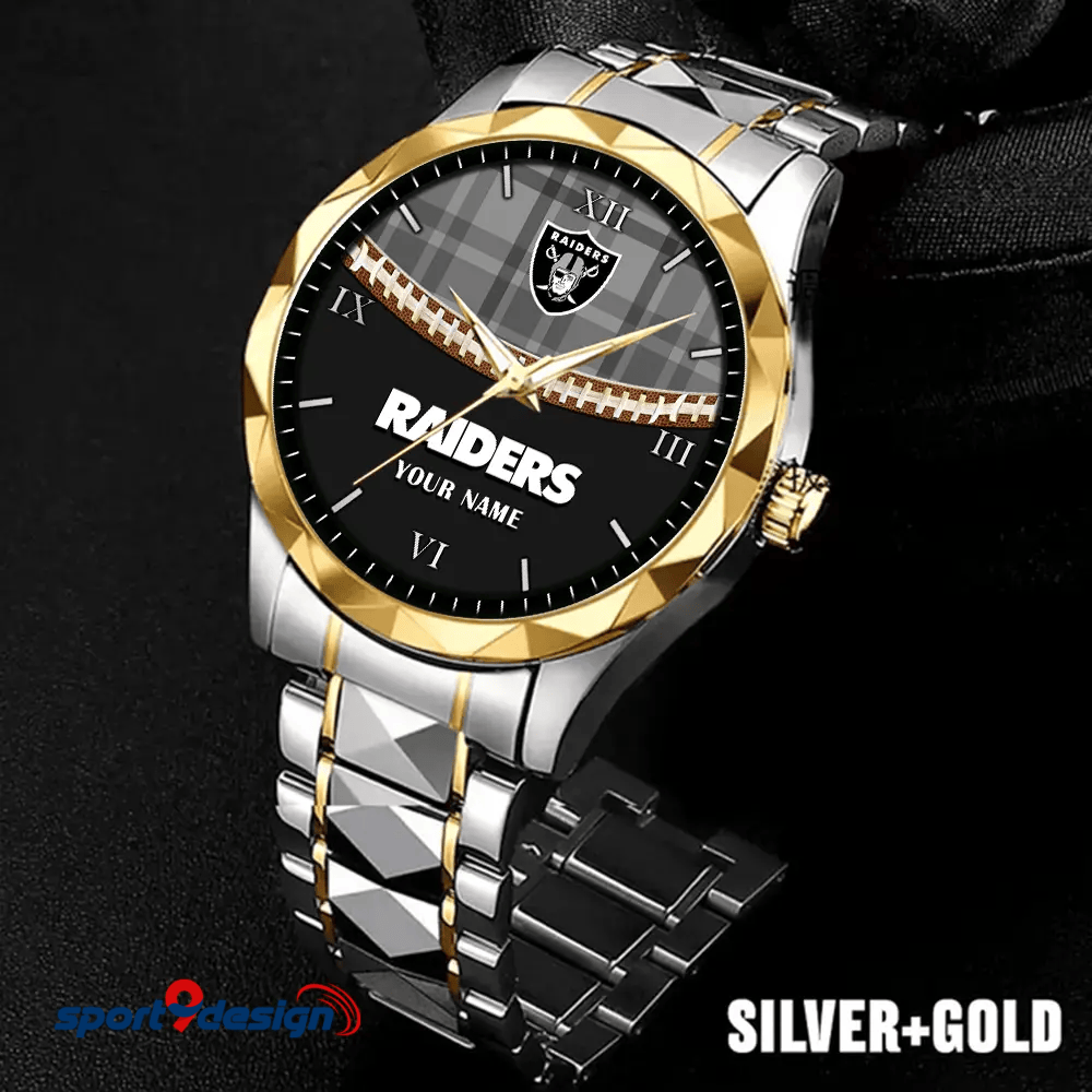 Las Vegas Raiders Luxury Diamond Men Watch Trending 2025