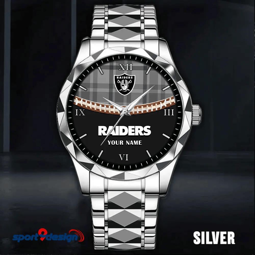 Las Vegas Raiders Luxury Diamond Men Watch Trending 2025
