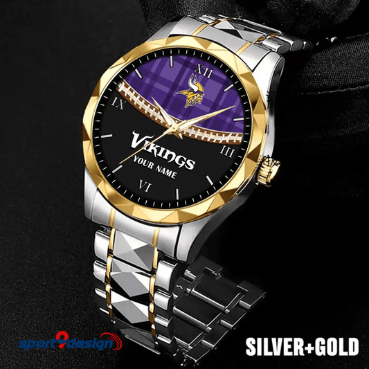 Minnesota Vikings Luxury Diamond Men Watch Trending 2025