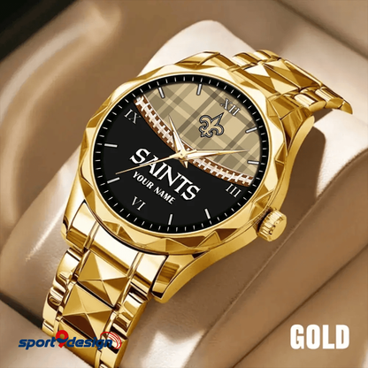 New Orleans Saints Luxury Diamond Men Watch Trending 2025