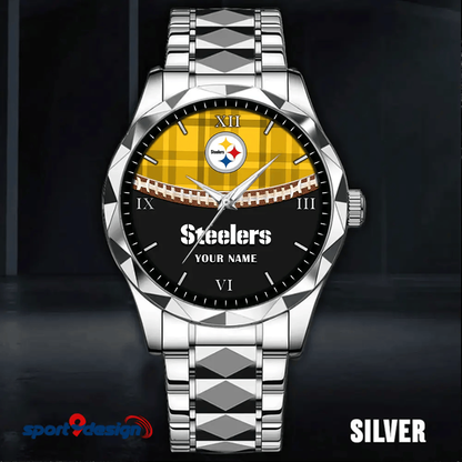Pittsburgh Steelers Luxury Diamond Men Watch Trending 2025