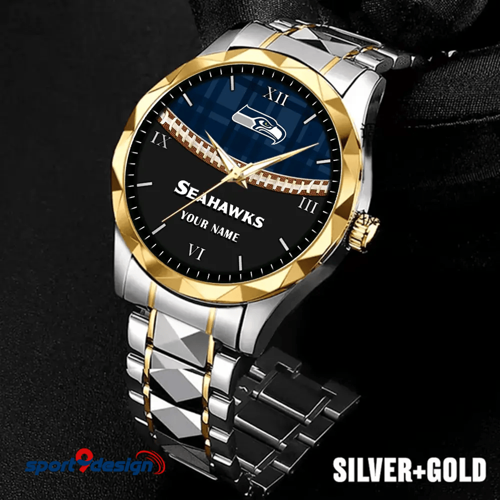 Seattle Seahawks Luxury Diamond Men Watch Trending 2025