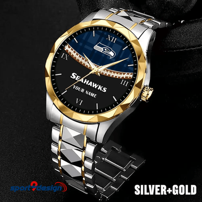 Seattle Seahawks Luxury Diamond Men Watch Trending 2025