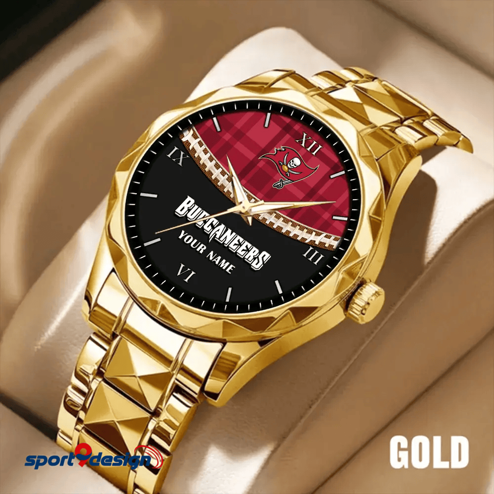 Tampa Bay Buccaneers Luxury Diamond Men Watch Trending 2025