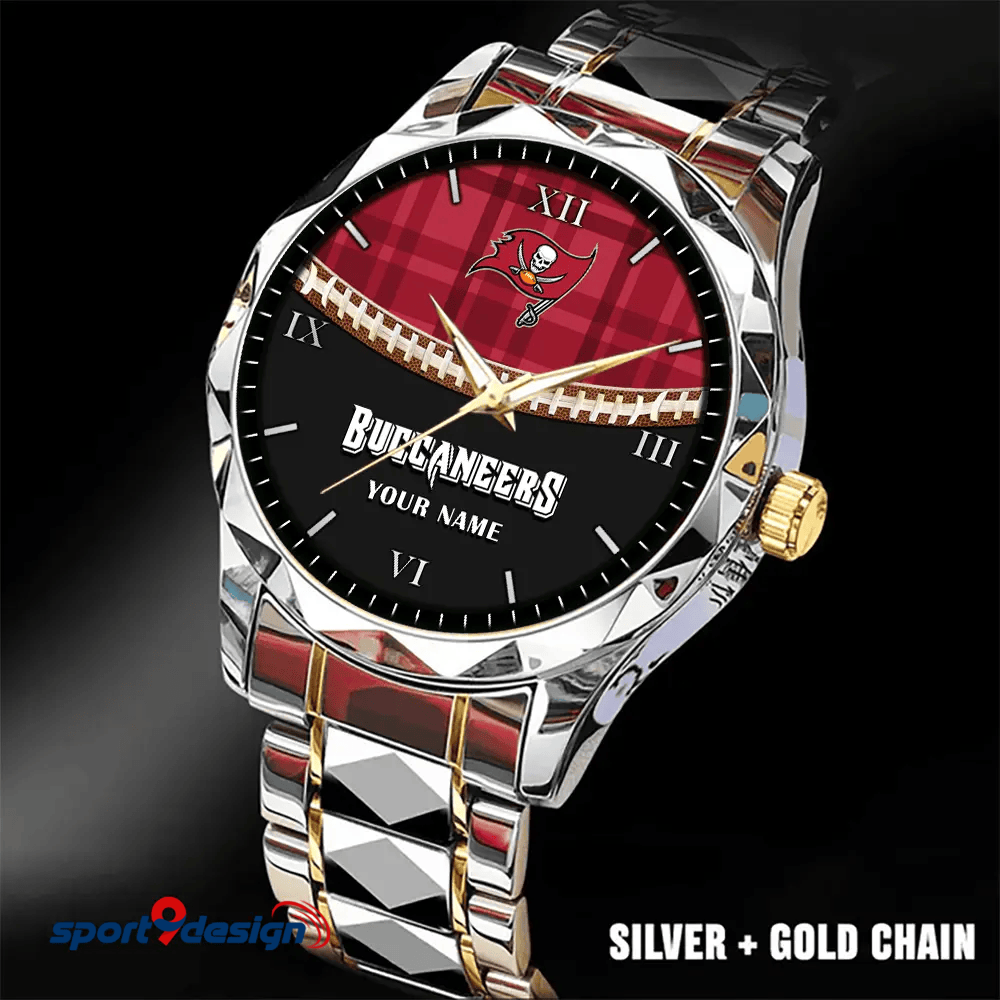 Tampa Bay Buccaneers Luxury Diamond Men Watch Trending 2025