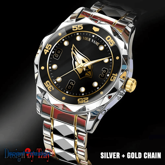 Arizona Cardinals Luxury Diamond Men Watch Trending 2025