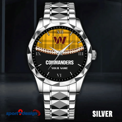 Washington Commanders Luxury Diamond Men Watch Trending 2025