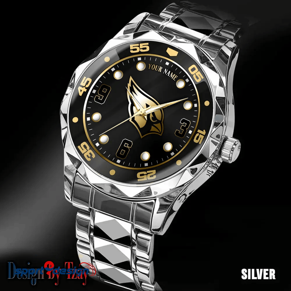 Arizona Cardinals Luxury Diamond Men Watch Trending 2025