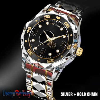 Cleveland Browns Luxury Diamond Men Watch Trending 2025