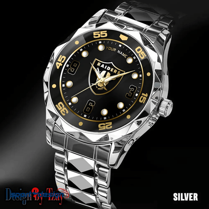 Las Vegas Raiders Luxury Diamond Men Watch Trending 2025