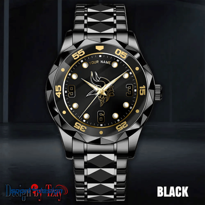 Minnesota Vikings Luxury Diamond Men Watch Trending 2025