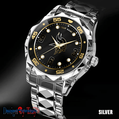 Minnesota Vikings Luxury Diamond Men Watch Trending 2025
