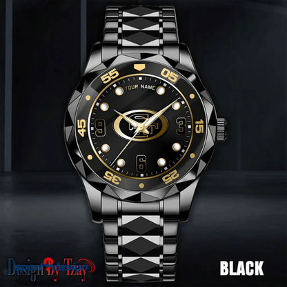 San Francisco 49ers Luxury Diamond Men Watch Trending 2025