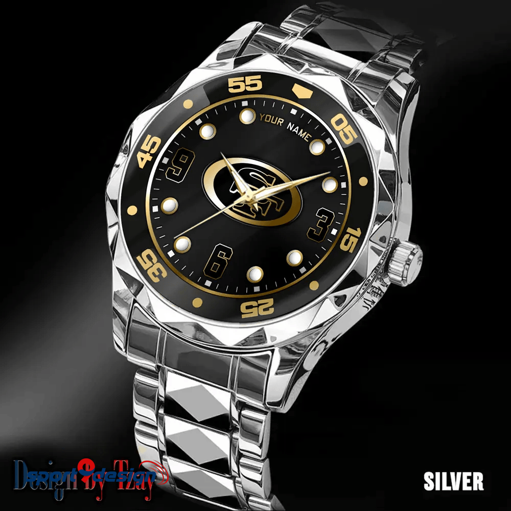 San Francisco 49ers Luxury Diamond Men Watch Trending 2025