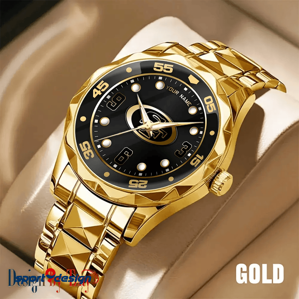 San Francisco 49ers Luxury Diamond Men Watch Trending 2025