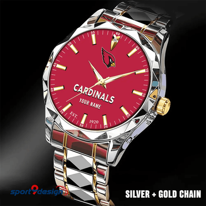 Arizona Cardinals Luxury Diamond Men Watch Trending 2025