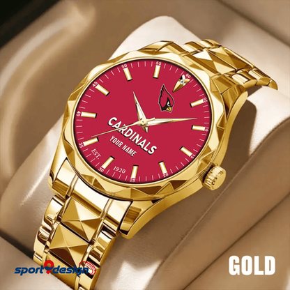 Arizona Cardinals Luxury Diamond Men Watch Trending 2025
