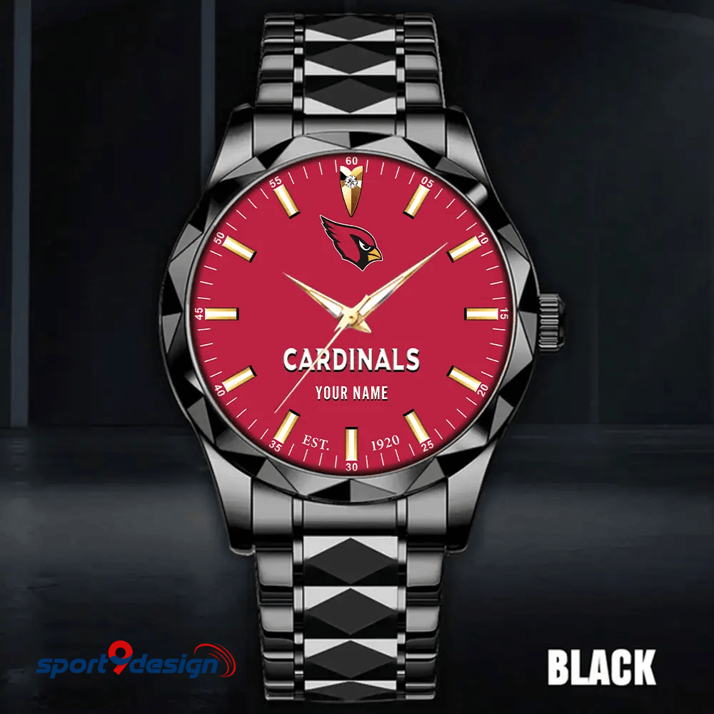 Arizona Cardinals Luxury Diamond Men Watch Trending 2025