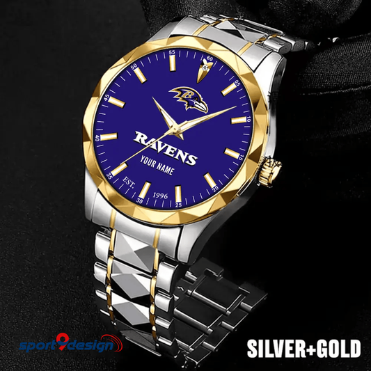 Baltimore Ravens Luxury Diamond Men Watch Trending 2025