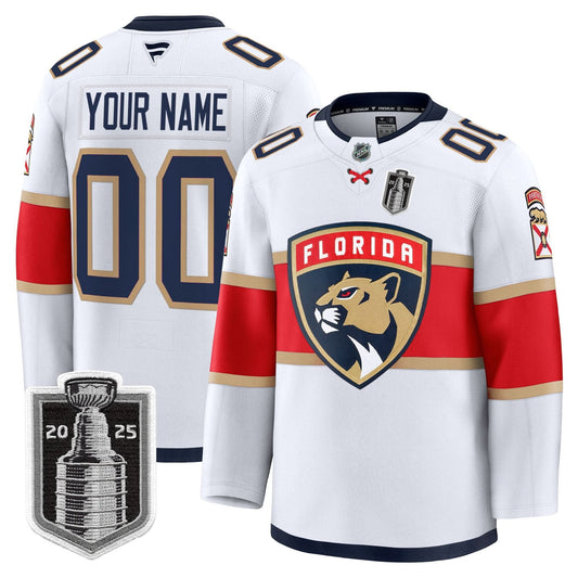 Florida Panthers 2025 Stanley Cup Final Premium Custom Jersey - All Stitched
